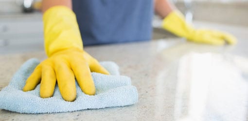residential counter top cleaning